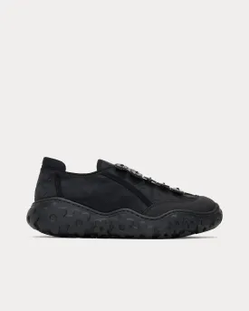 Alina Black Slip On Sneakers