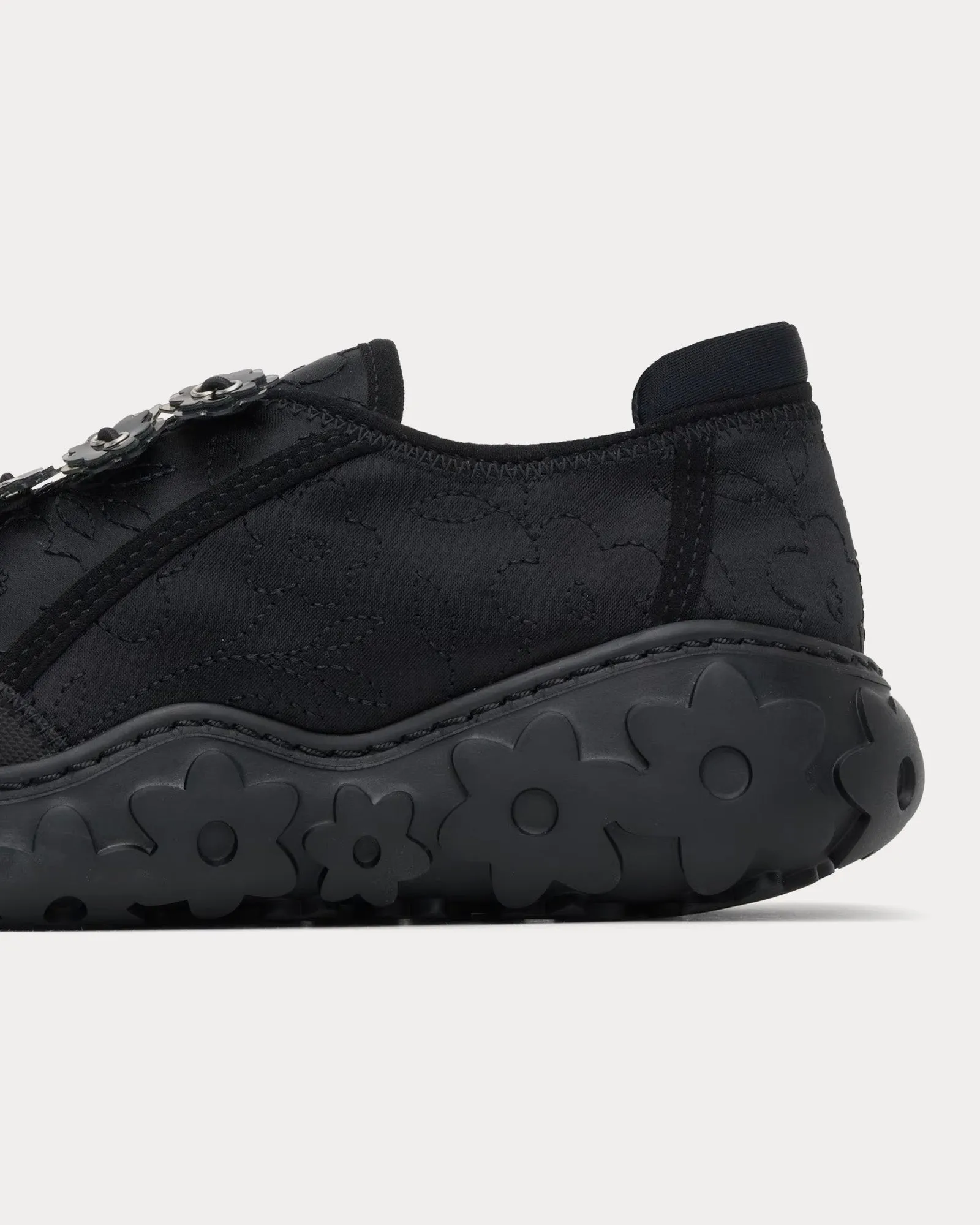 Alina Black Slip On Sneakers
