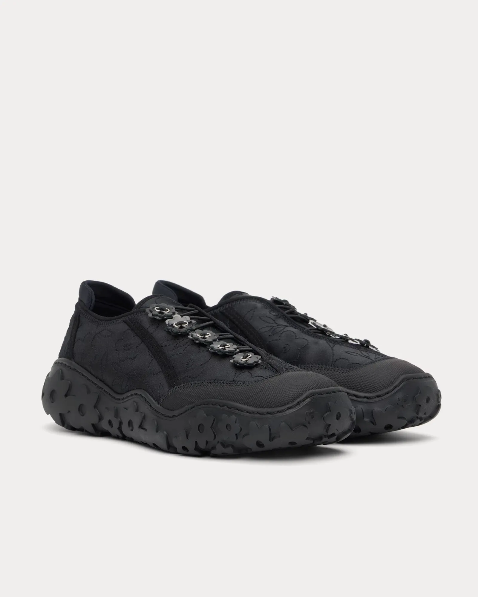 Alina Black Slip On Sneakers
