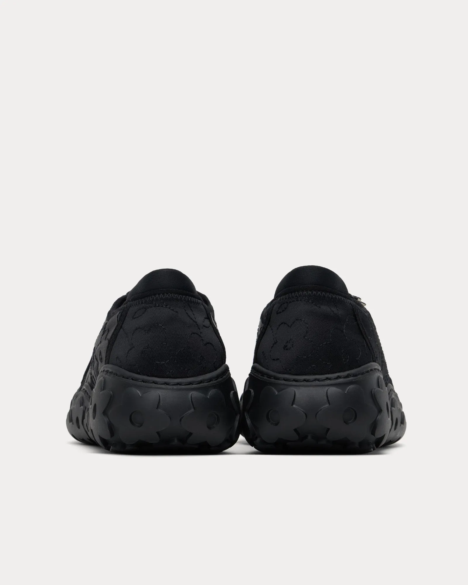 Alina Black Slip On Sneakers