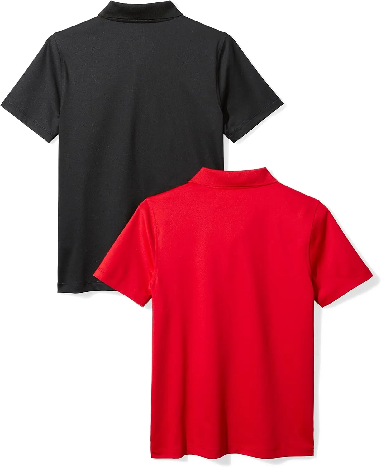 Amazon Essentials Boys and Toddlers' Active Performance Polo Shirts, Pack of 2