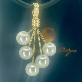 Broome South Sea Cluster Pearl Pendant