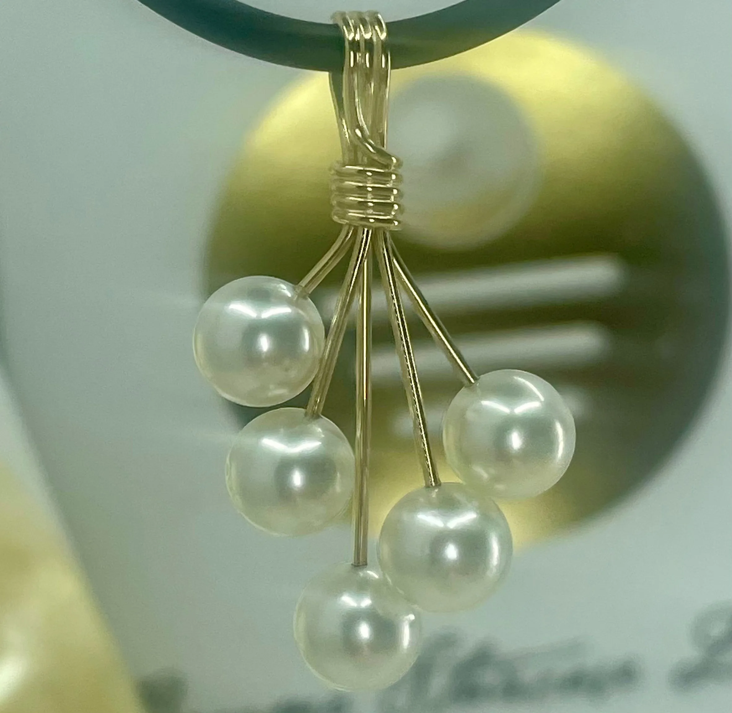 Broome South Sea Cluster Pearl Pendant