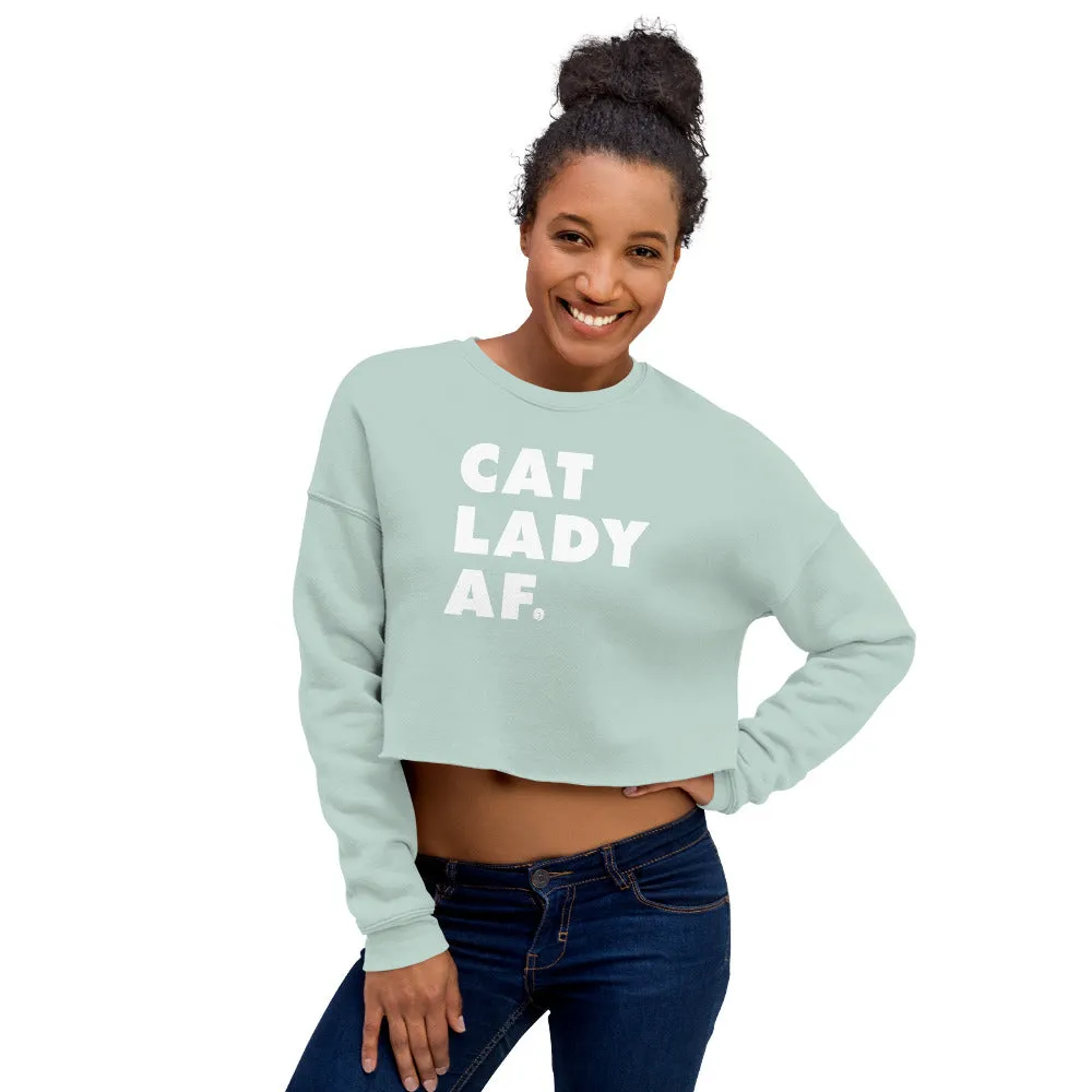 Cat Lady AF Crop Sweatshirt