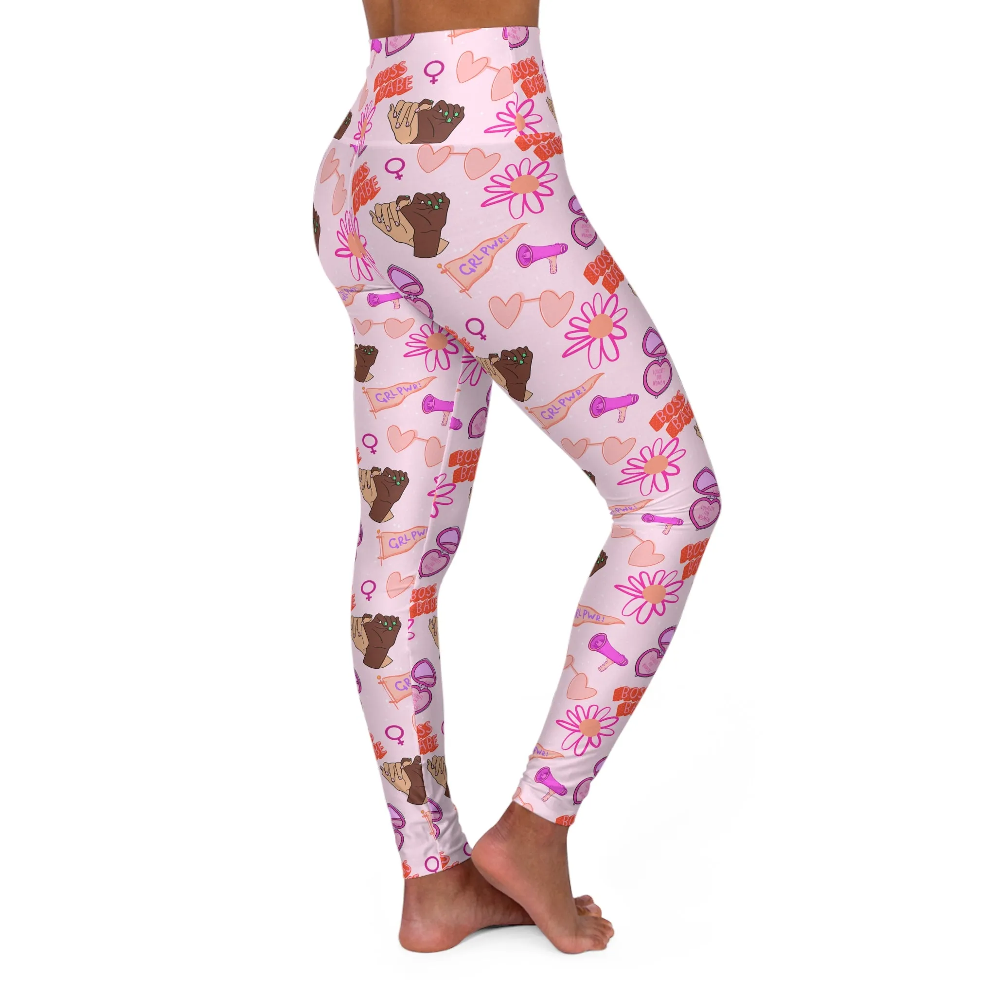 Celebrate Her Power High Waisted Yoga Leggings