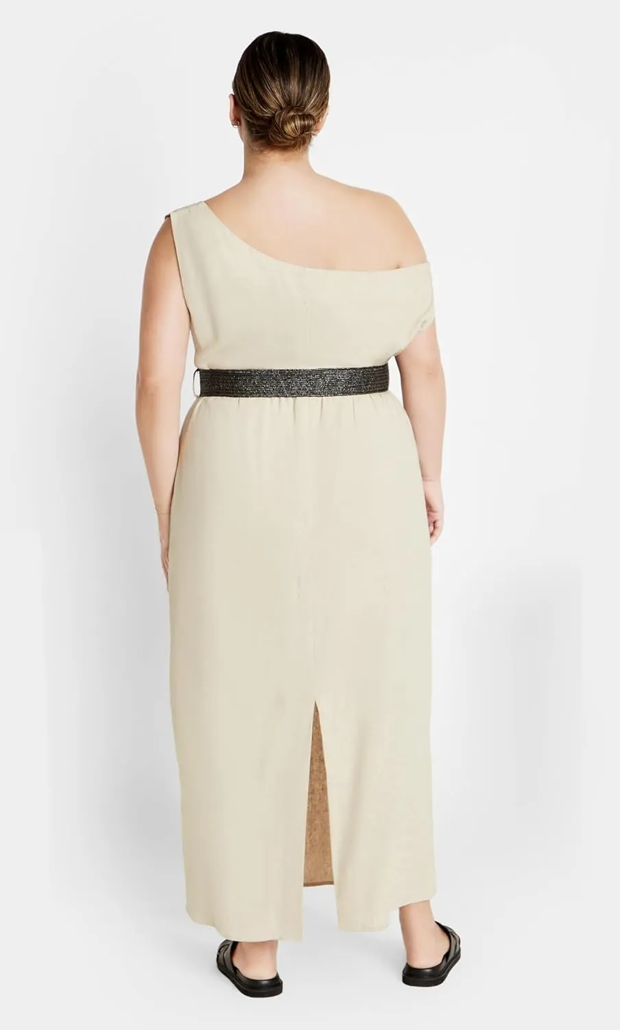City Chic Women's Plus Size Maxi Dress-Millie Linen