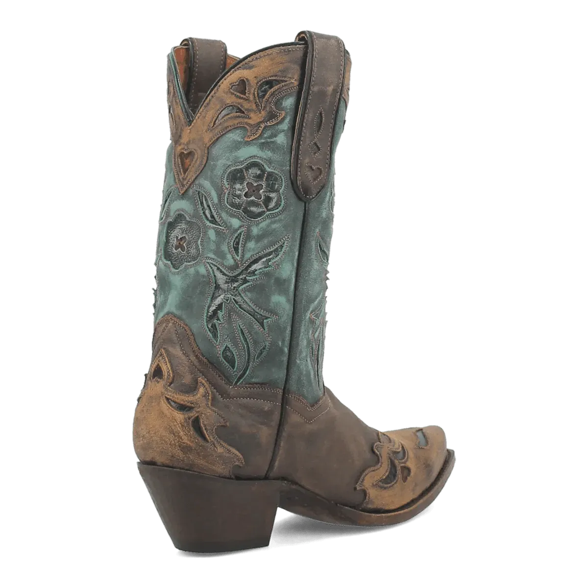 Dan Post Women's Vintage Bluebird Snip Toe Leather Boots - Chocolate DP3544