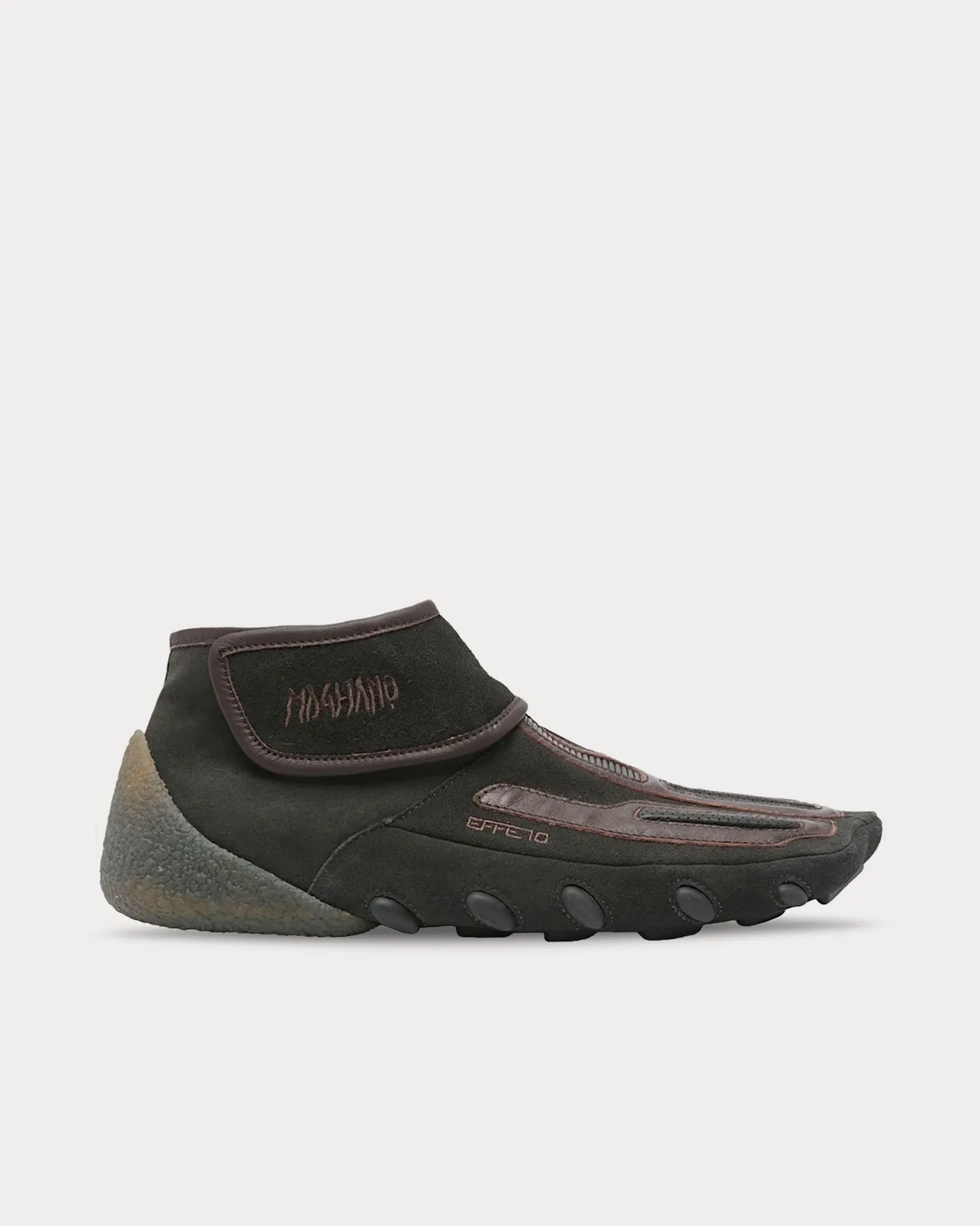 Effe10 Brown Slip On Sneakers