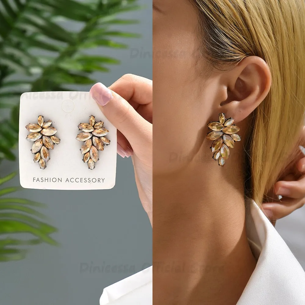 Elegant Fashion Big Stud Earrings For Women