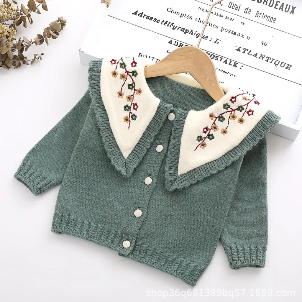 Floral Knitted Cardigan