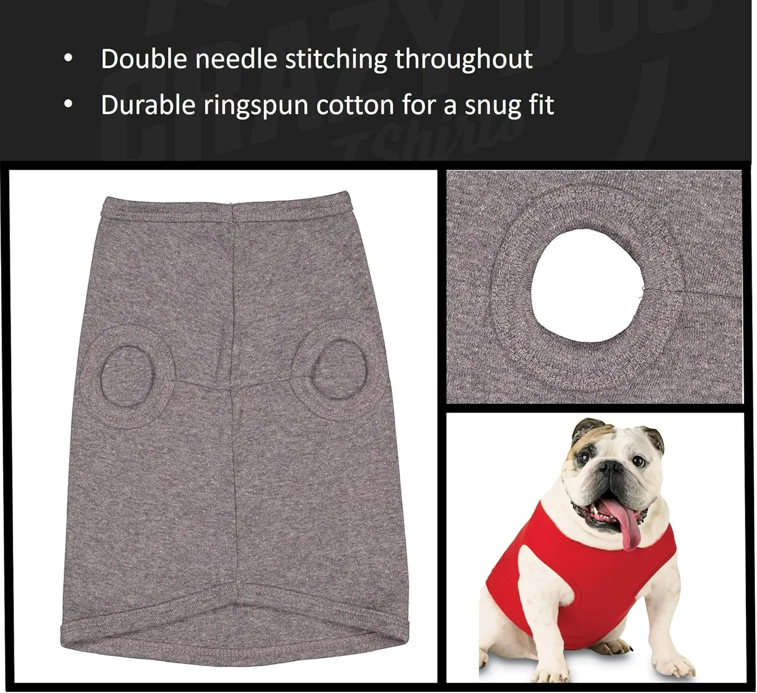Funny Dog Shirt for Breakfast Lovers  Short Stack Pancakes Graphic Tee  Soft Cotton Pet Outfit  Foodie Dog Clothes for Small to Extra Large Dogs Light Grey, M