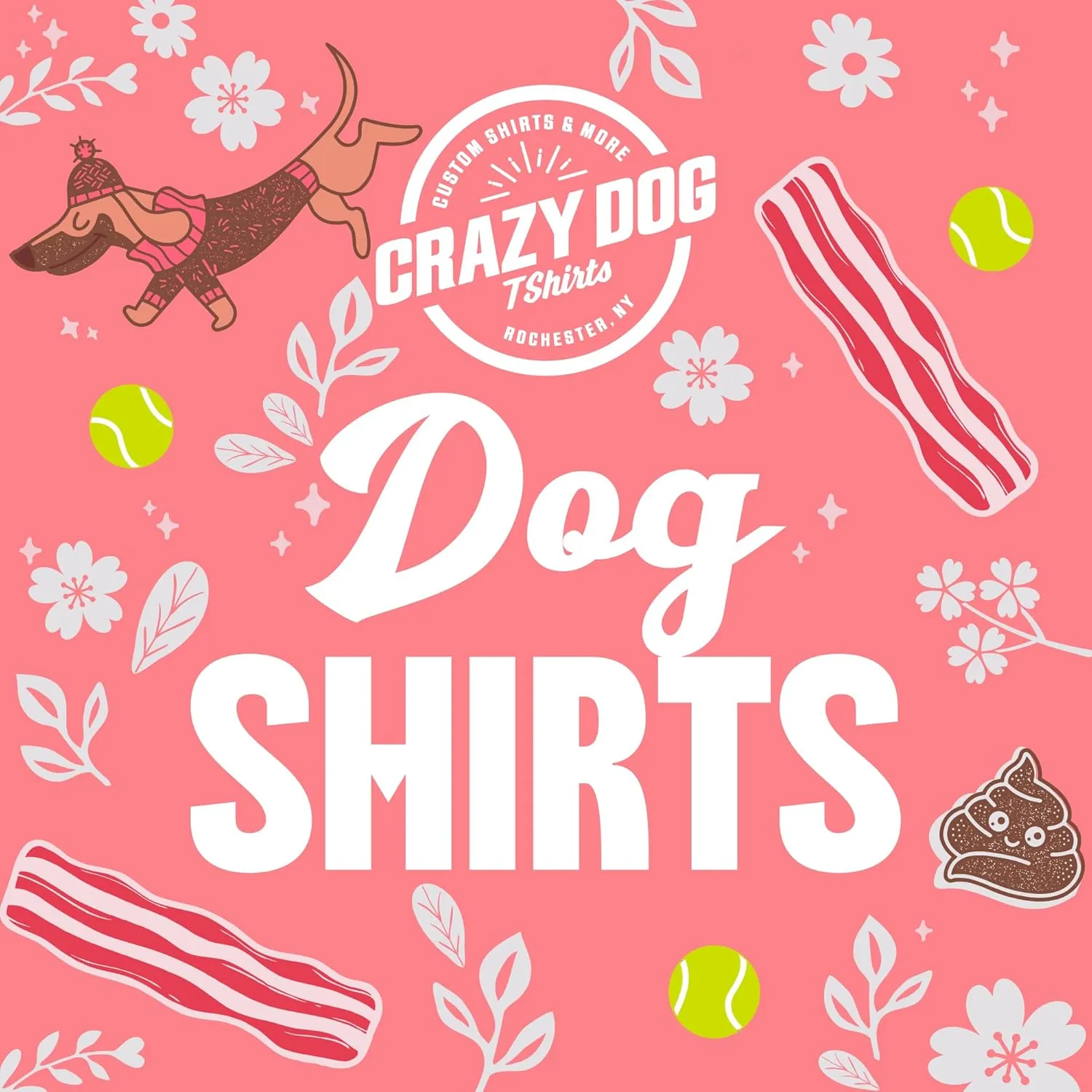 Funny Dog Shirt for Breakfast Lovers  Short Stack Pancakes Graphic Tee  Soft Cotton Pet Outfit  Foodie Dog Clothes for Small to Extra Large Dogs Light Grey, M