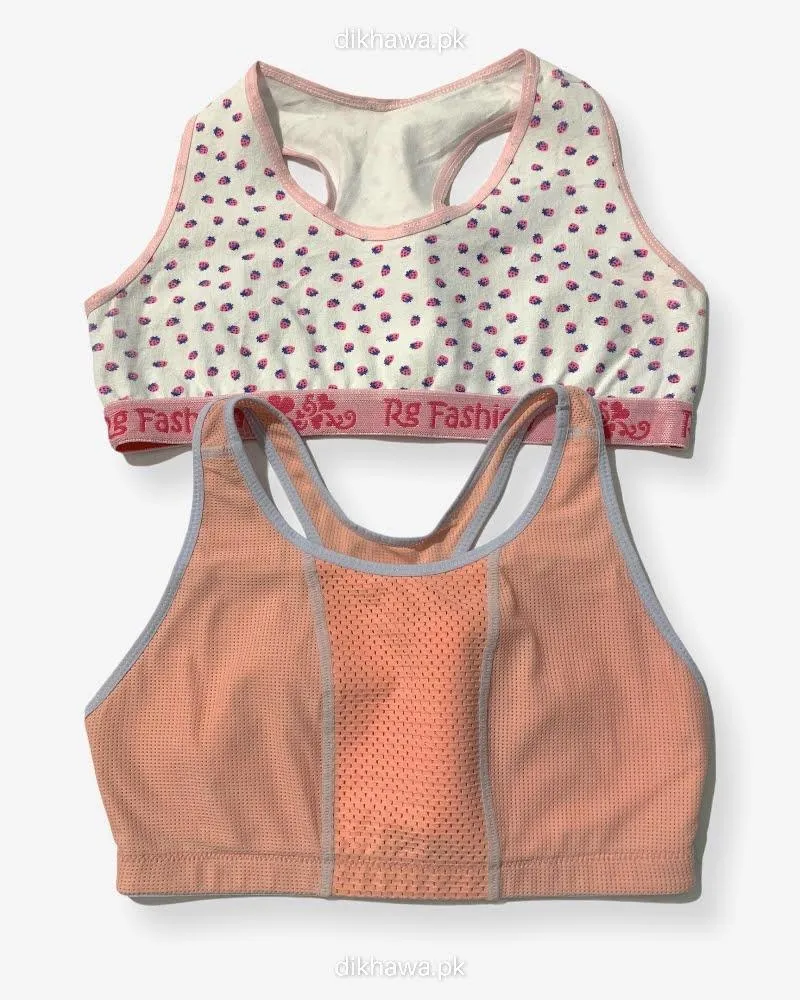 Impact Non Padded Sports Bra  Ladies Jogging Bra Imported Stocklot Branded Sports Bra