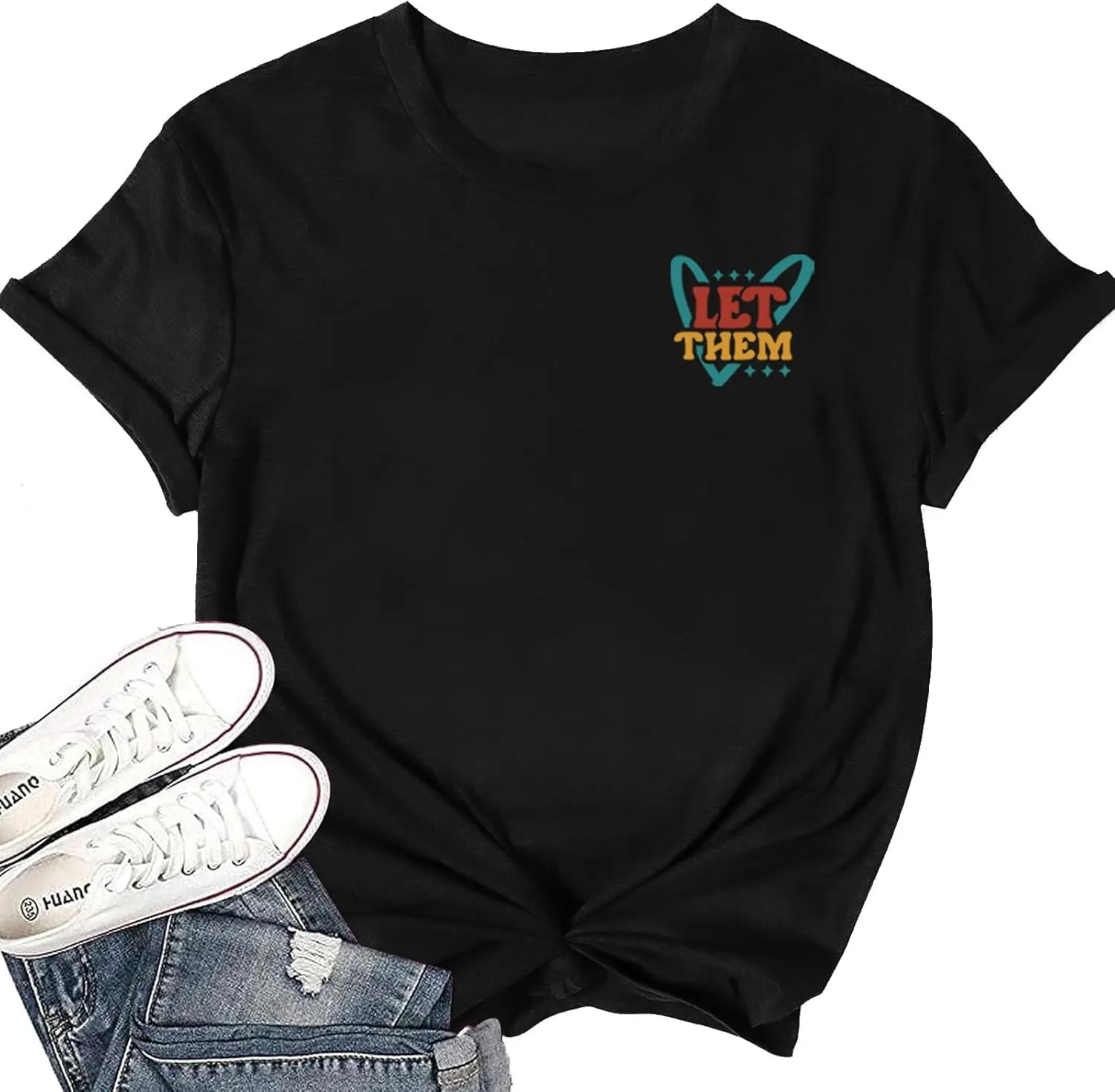 Mental Health Shirt for Women Let Them Misunderstand You Tshirt Cute Heart Motivational Graphic Tee Inspirational Gift
