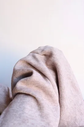 Oatmeal Morraine Double Cashmere Sweater Knit
