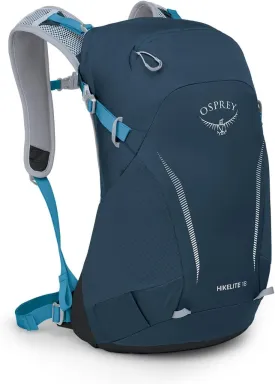 Osprey Hikelite 18L Unisex Hiking Backpack, Atlas Blue