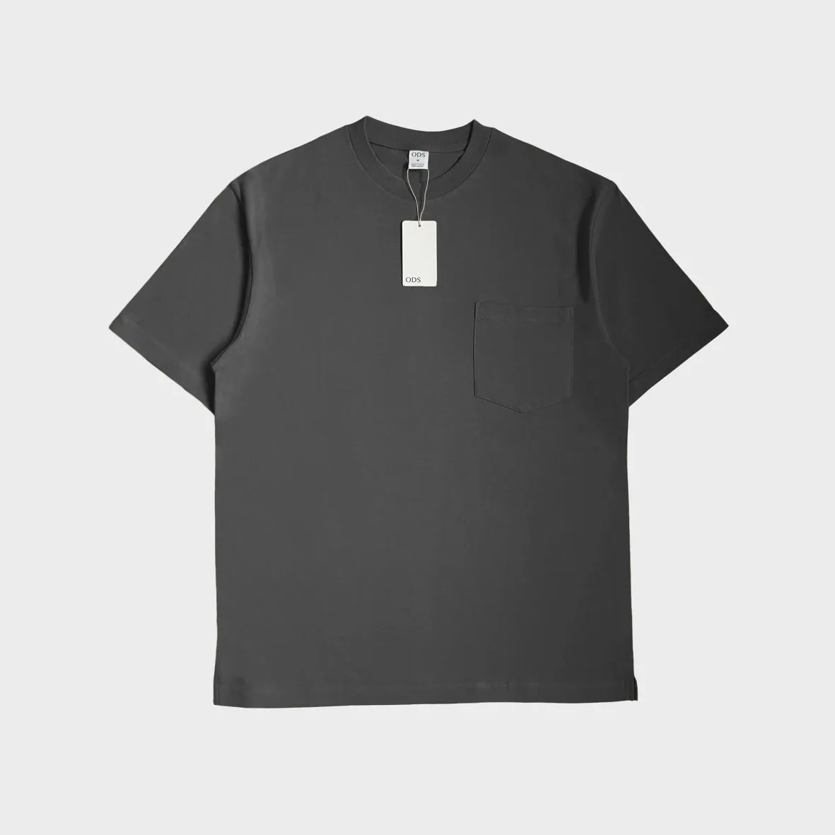 Oversized Pocket T-shirt Dark Grey