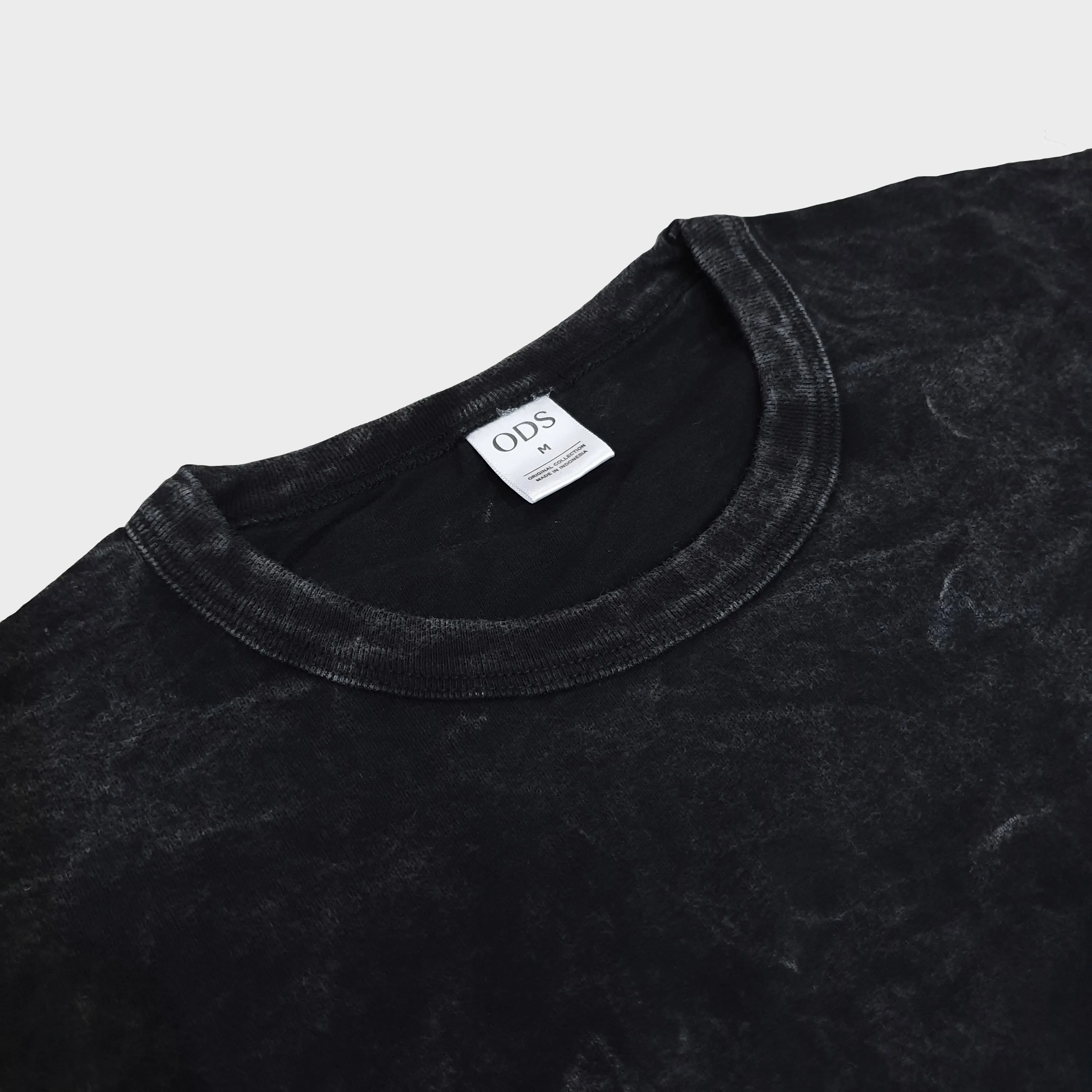 Oversized Washed T-shirt Black