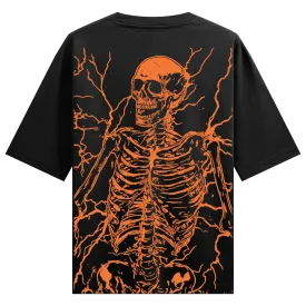 Prdgy Lightning Skeleton Oversized T-shirt