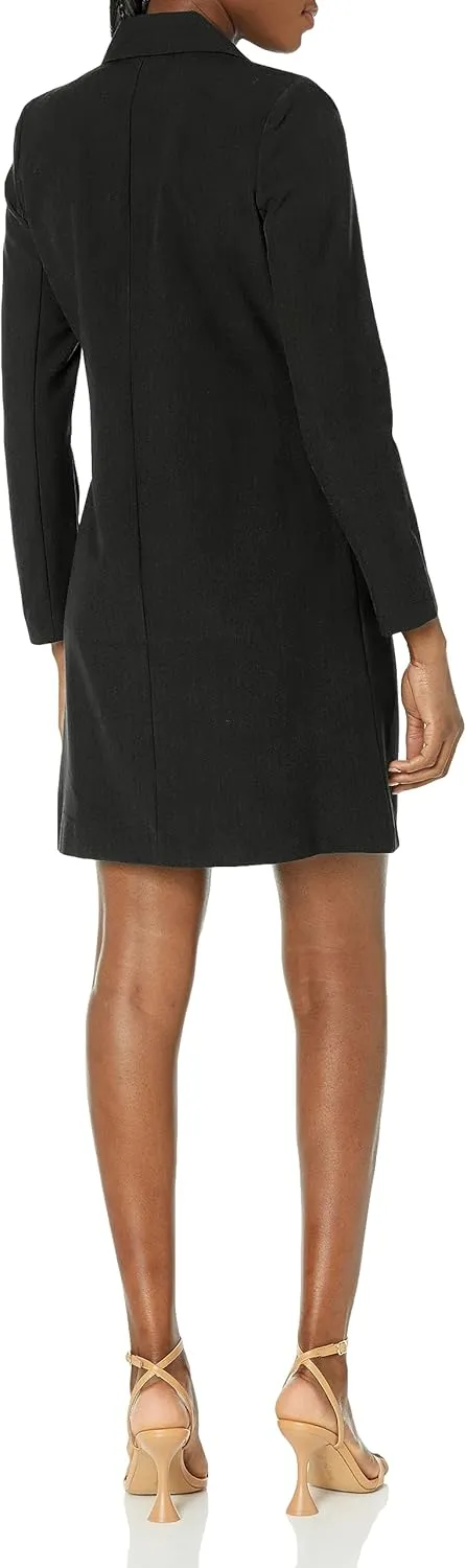 Sharagano Women's Versatile Stretch Sharkskin Blazer Dress