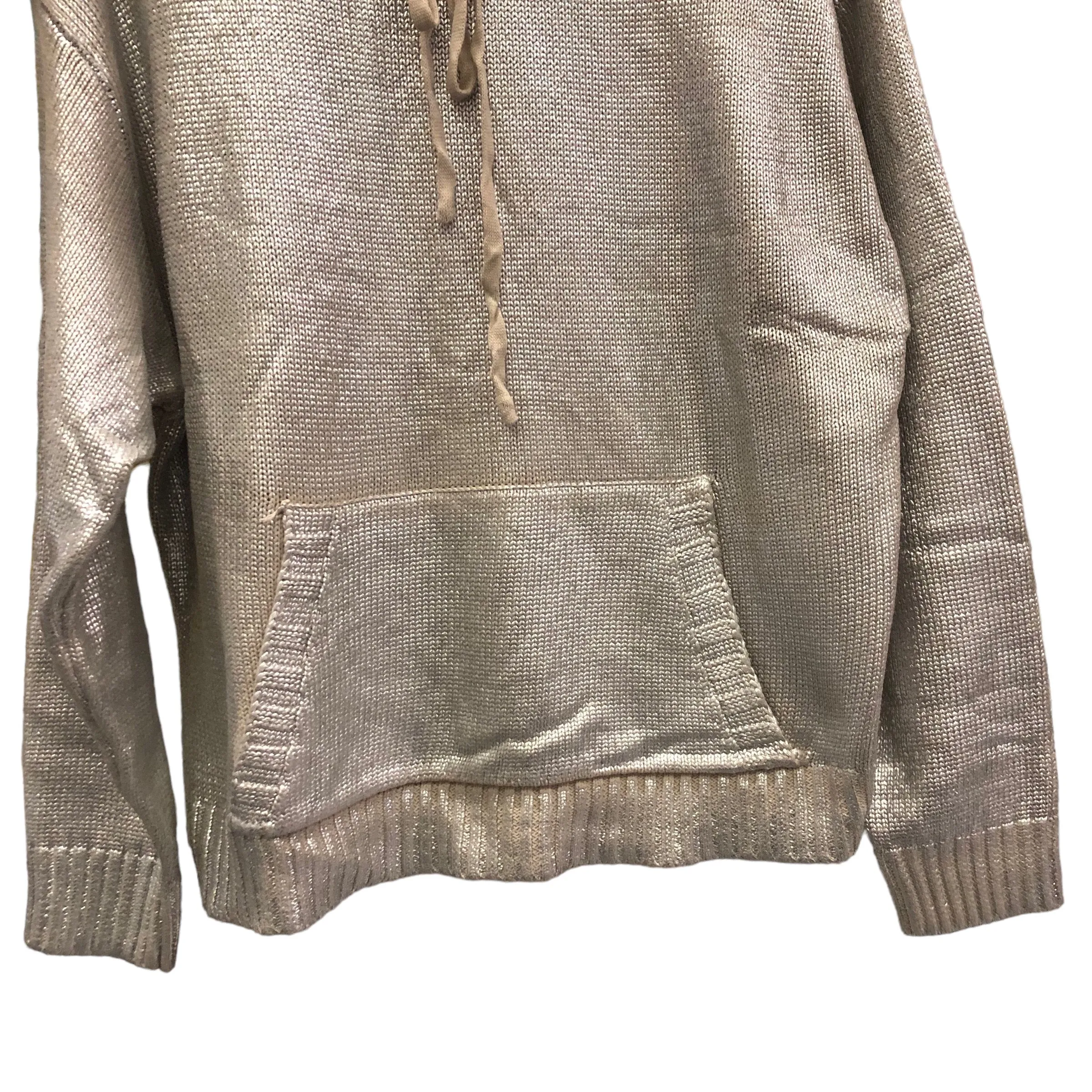 Silver Knit Hoody Sweater