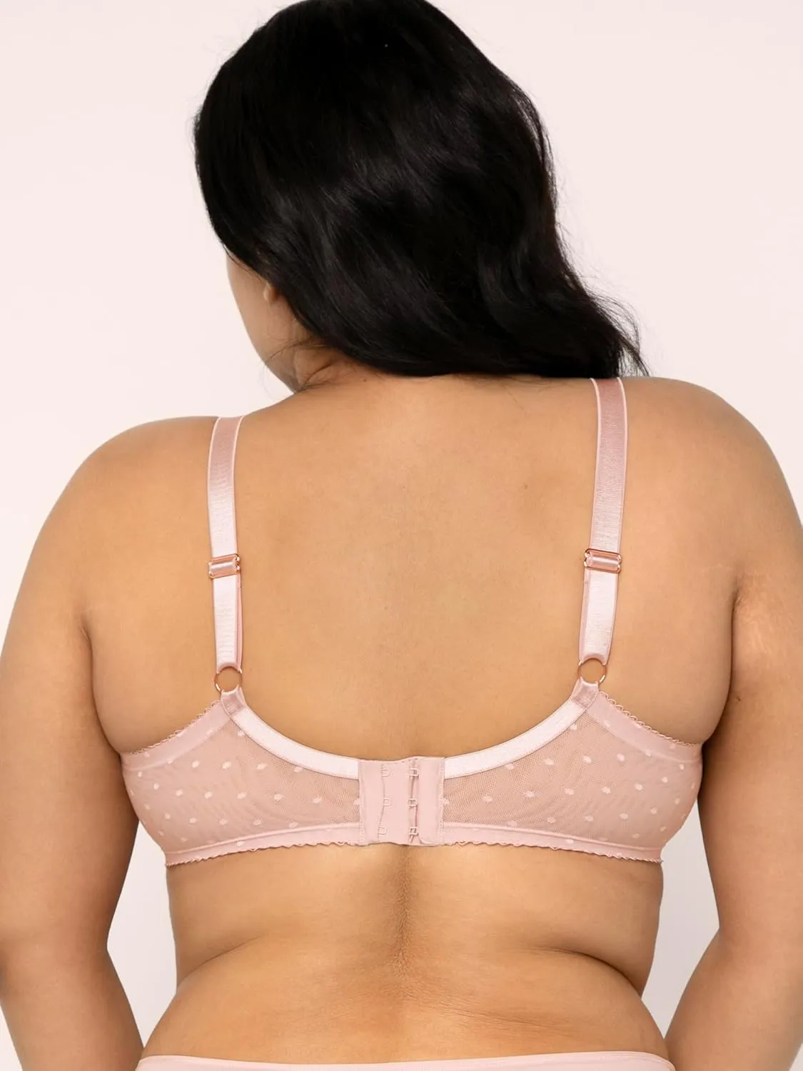 Smart & Sexy Women's Lace & Mesh Full Coverage Bra  Unlined Underwire for Natural Shaping