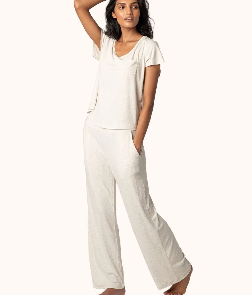 The Casual Comfort Kit: Heathered Oat