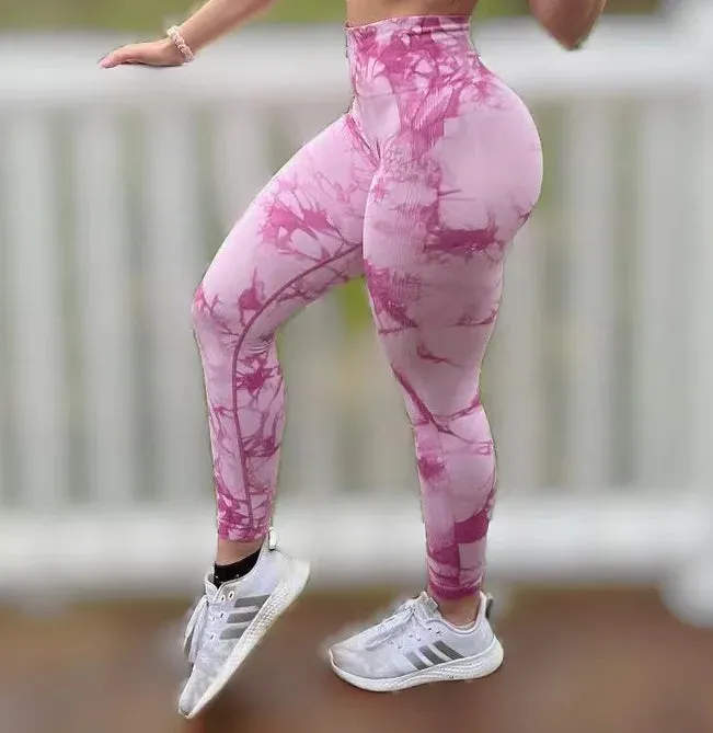 Tie Dye Seamless Leggings