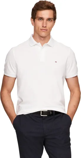 Tommy Hilfiger Men's Short Sleeve Casual Dri Polo Shirts in Regular Fit with Moisture Wicking and Stretch